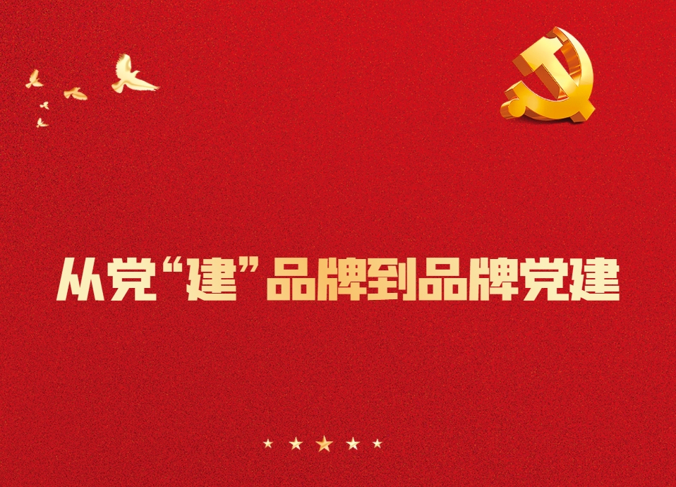 從黨“建”品牌到品牌黨建