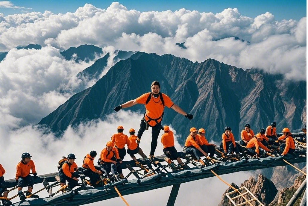 突破云端 共攀高峰——巨人梯高空團(tuán)建項(xiàng)目活動(dòng)紀(jì)實(shí)與深度思考