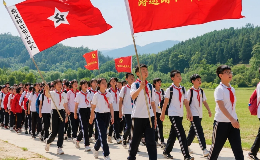 《重走長(zhǎng)征路》紅色之旅主題