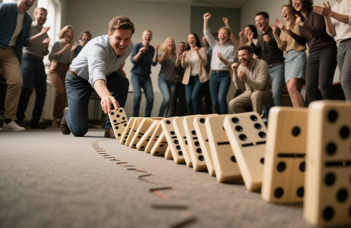 創(chuàng)意·協(xié)作·凝聚：多米諾骨牌團(tuán)建如何引爆團(tuán)隊(duì)潛能