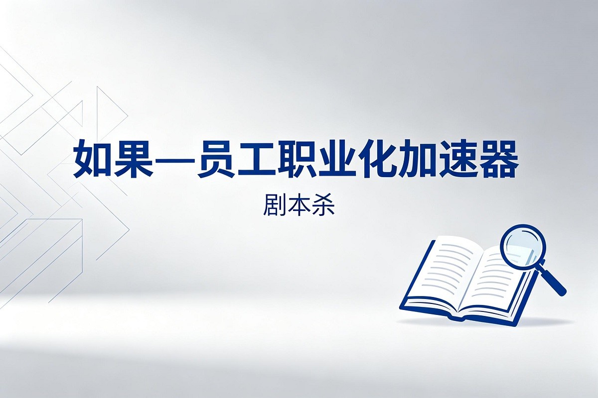 《如果——員工職業(yè)化加速器》劇本殺