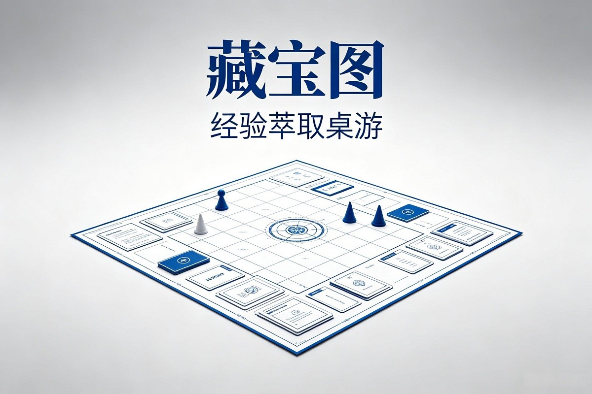 《藏寶圖》經(jīng)驗(yàn)萃取桌游