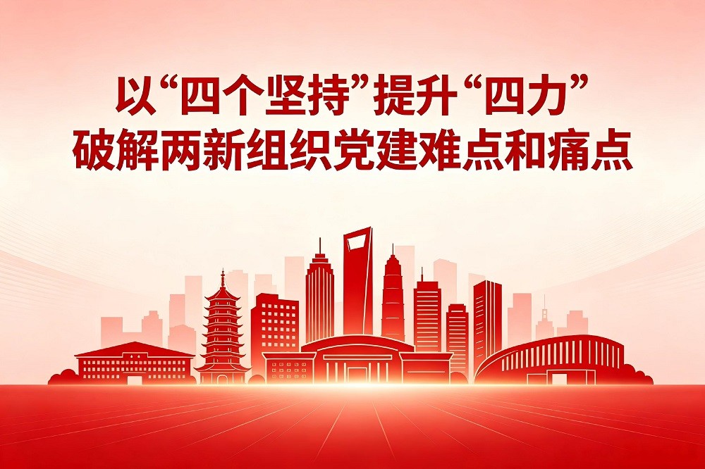 以“四個(gè)堅(jiān)持”提升“四力”，破解兩新組織黨建難點(diǎn)和痛點(diǎn)