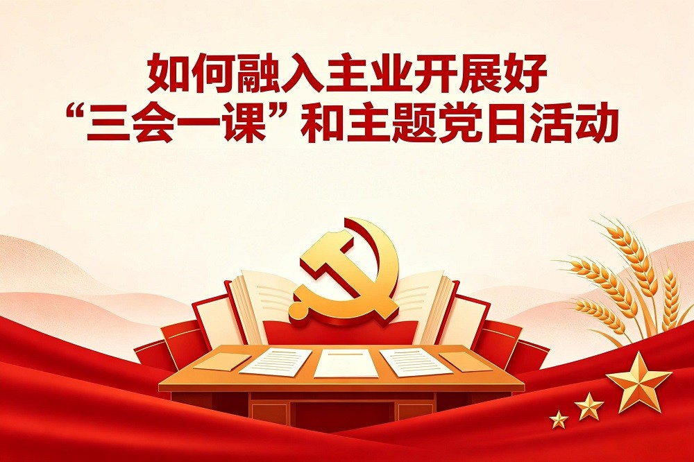 如何融入主業(yè)開展好“三會(huì)一課”和主題黨日活動(dòng)