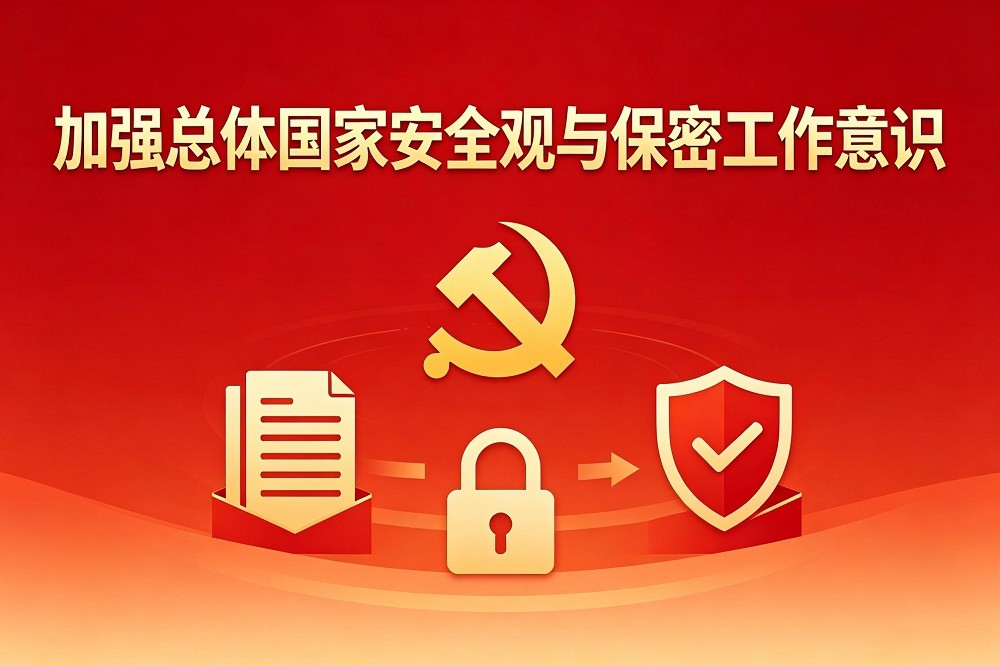 加強(qiáng)總體國家安全觀與保密工作意識(shí)