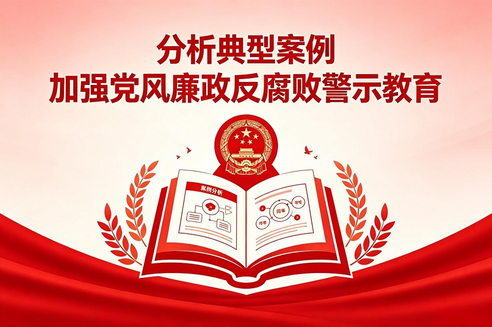 分析典型案例，加強(qiáng)黨風(fēng)廉政反腐敗警示教育