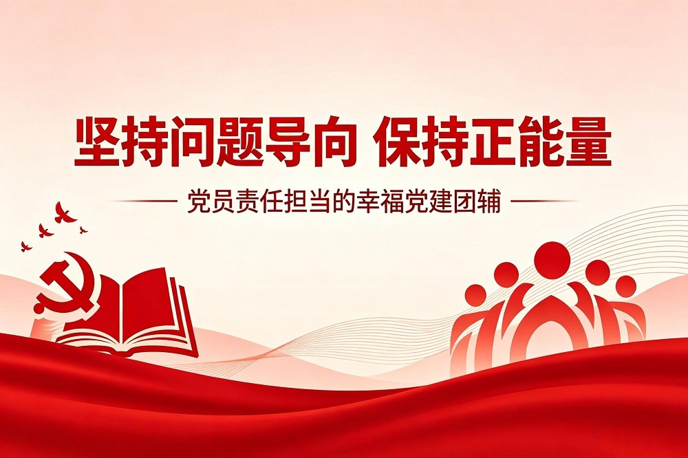 堅持問題導(dǎo)向，保持正能量—黨員責(zé)任擔(dān)當(dāng)?shù)男腋｜h建團(tuán)輔