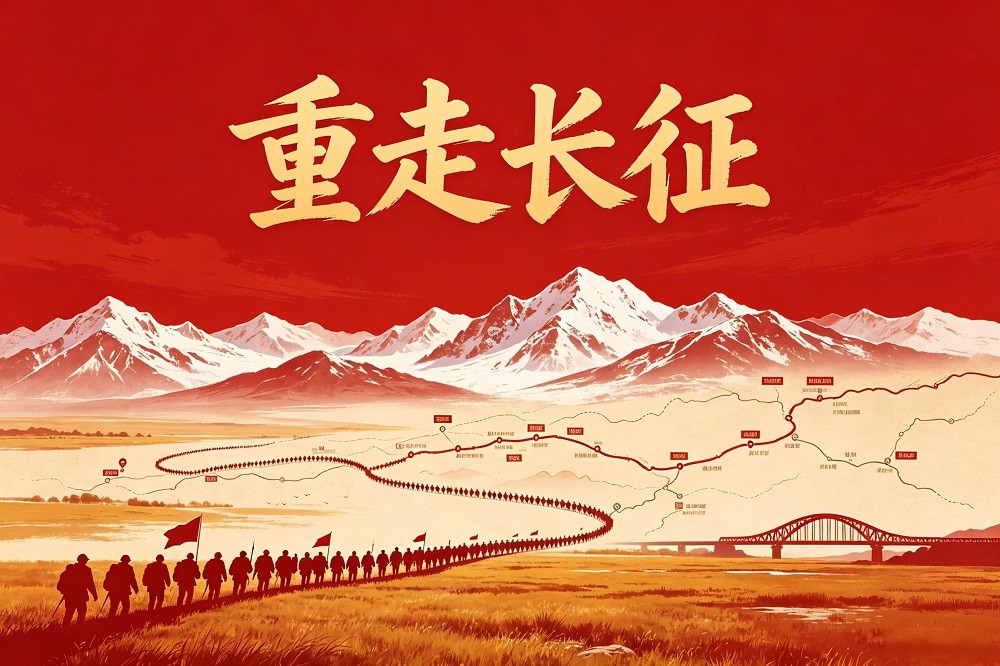 重走長(zhǎng)征黨建沙盤(pán)