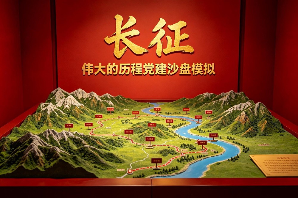 長征-偉大的歷程黨建沙盤模擬