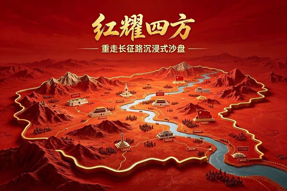 紅耀四方，重走長征路