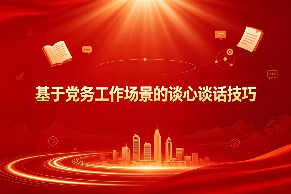 基于黨務(wù)工作場景的談心談話技巧